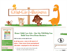 Tablet Screenshot of child-care-business.com